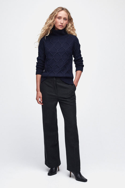 Burne Strick-Sweatshirt