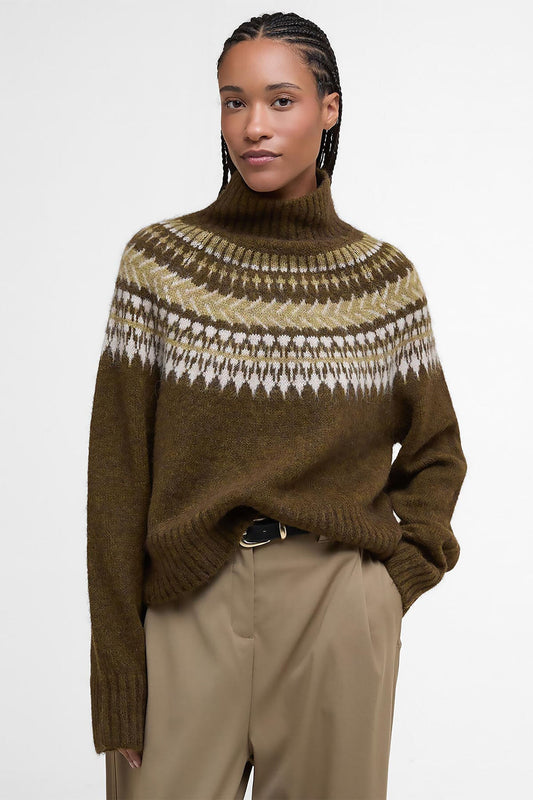Lorrie Fair-Isle-Rollkragenpullover