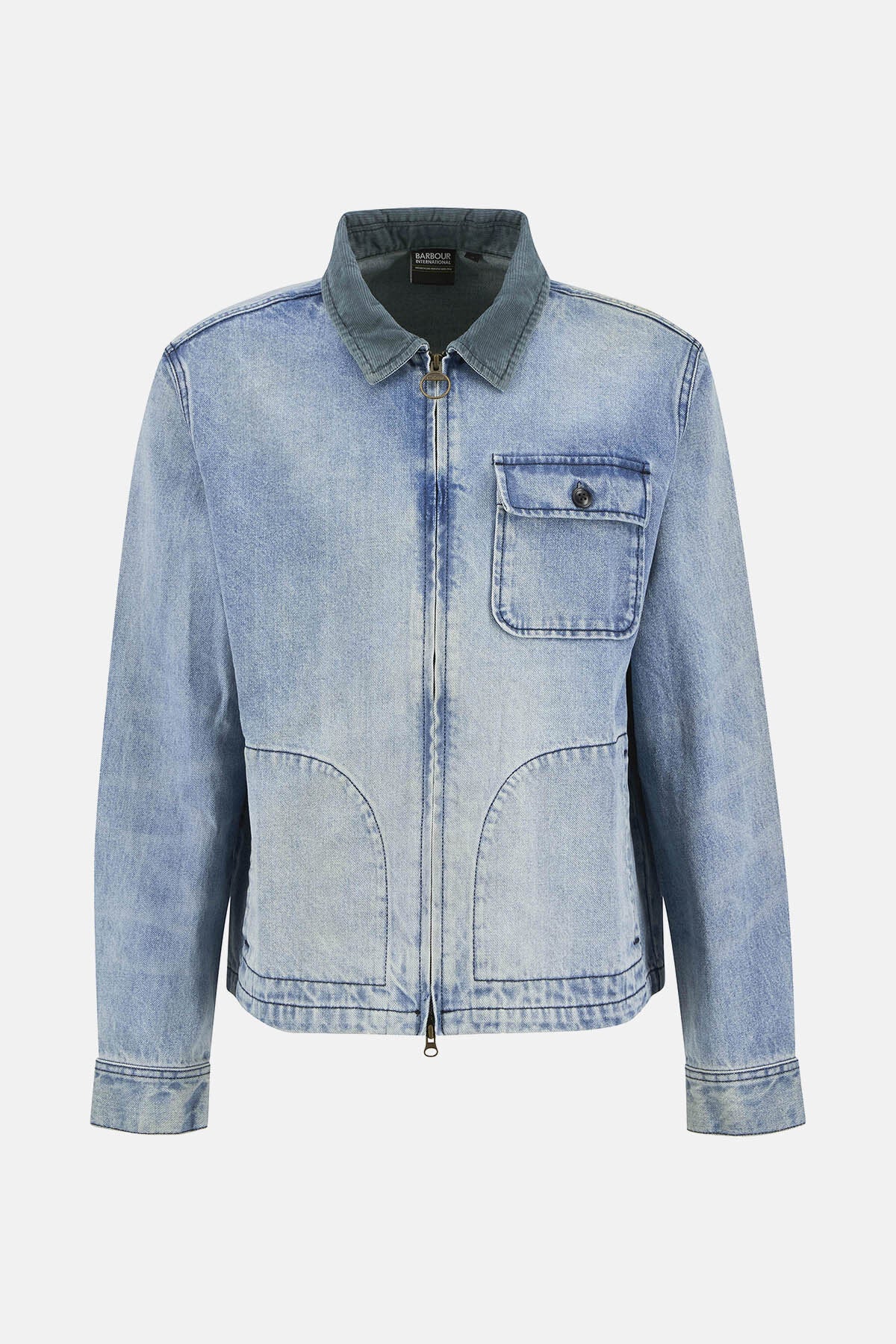 Meteor Overshirt aus gewaschenem Denim
