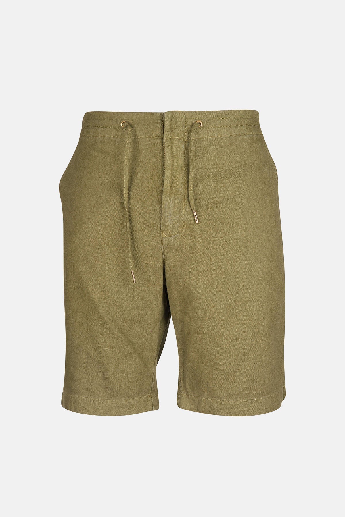 Shorts aus Leinen-Baumwoll-Mix