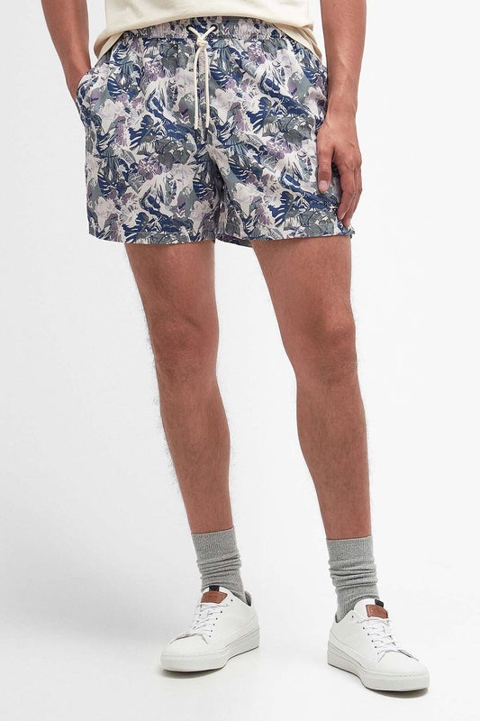 Hindle Badeshorts mit Palmenblattmuster