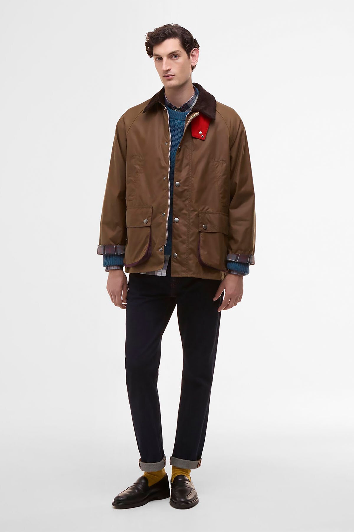 Paul Smith liebt Oversized Bedale Waxed Jacket