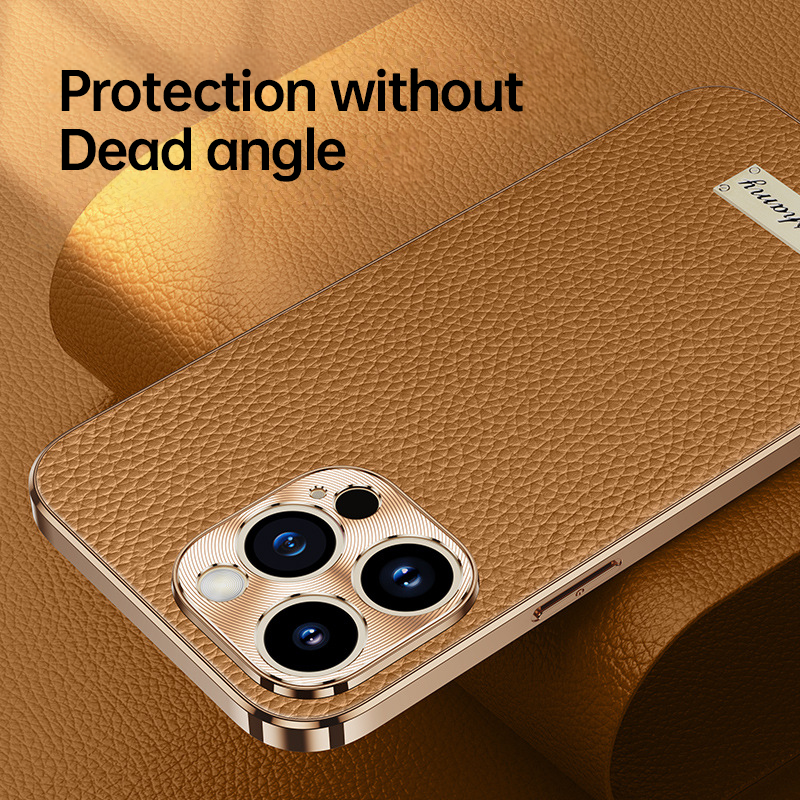 Premium Leder Anti-Fingerabdruck – Komfortabler Griff iPhone 17 Serie