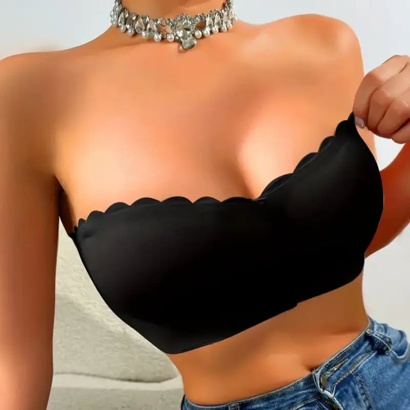 🔥Kaufe 1, erhalte 2 gratis❤️Nahtloser trägerloser Bandeau-BH mit Frontverschluss