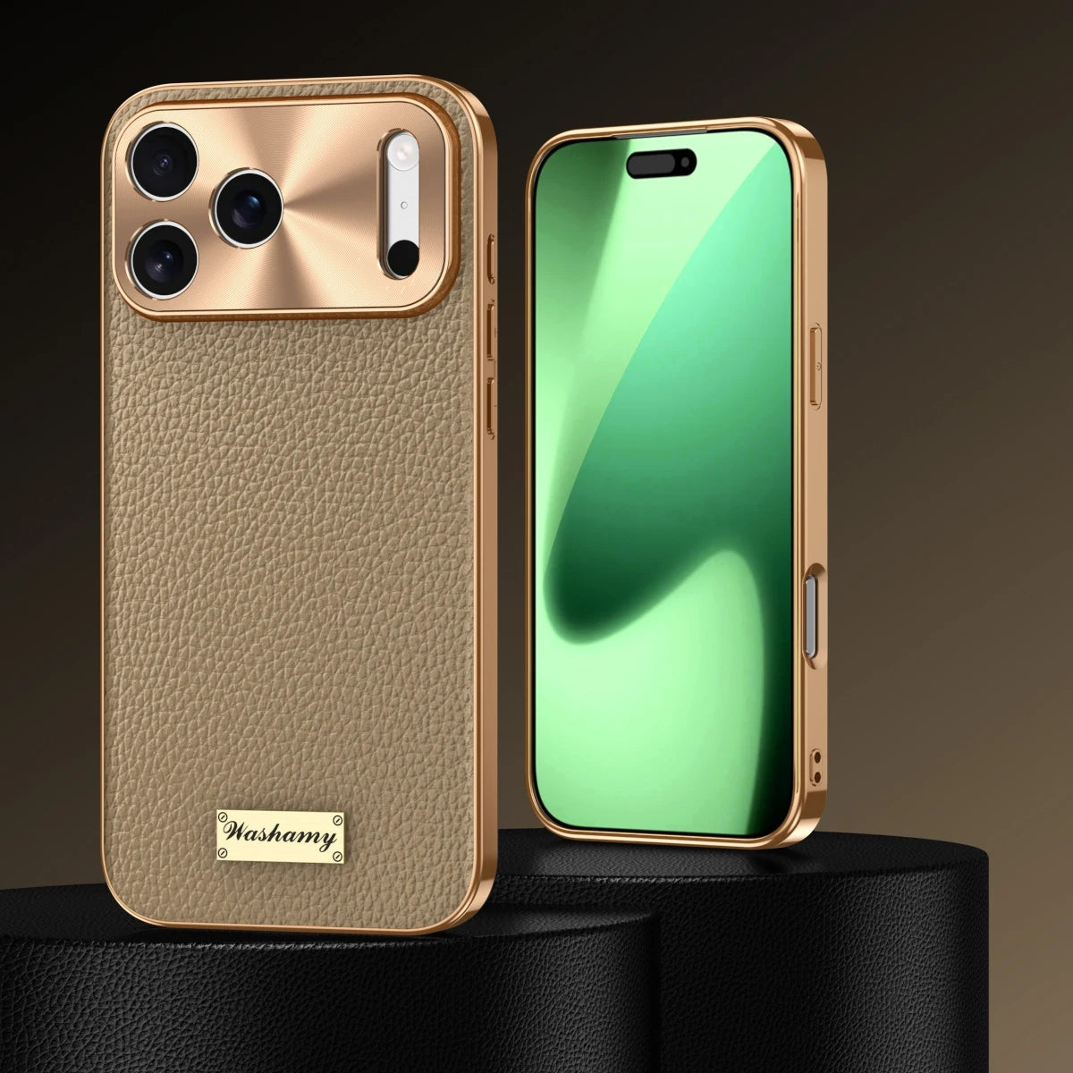 Premium Leder Anti-Fingerabdruck – Komfortabler Griff iPhone 17 Serie