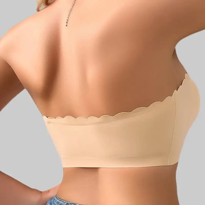 🔥Kaufe 1, erhalte 2 gratis❤️Nahtloser trägerloser Bandeau-BH mit Frontverschluss
