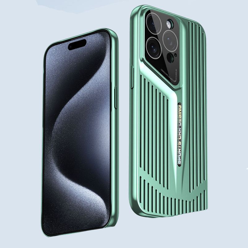 Galvanisierte Hohlblatt-Wärmeableitungshülle passend für iPhone