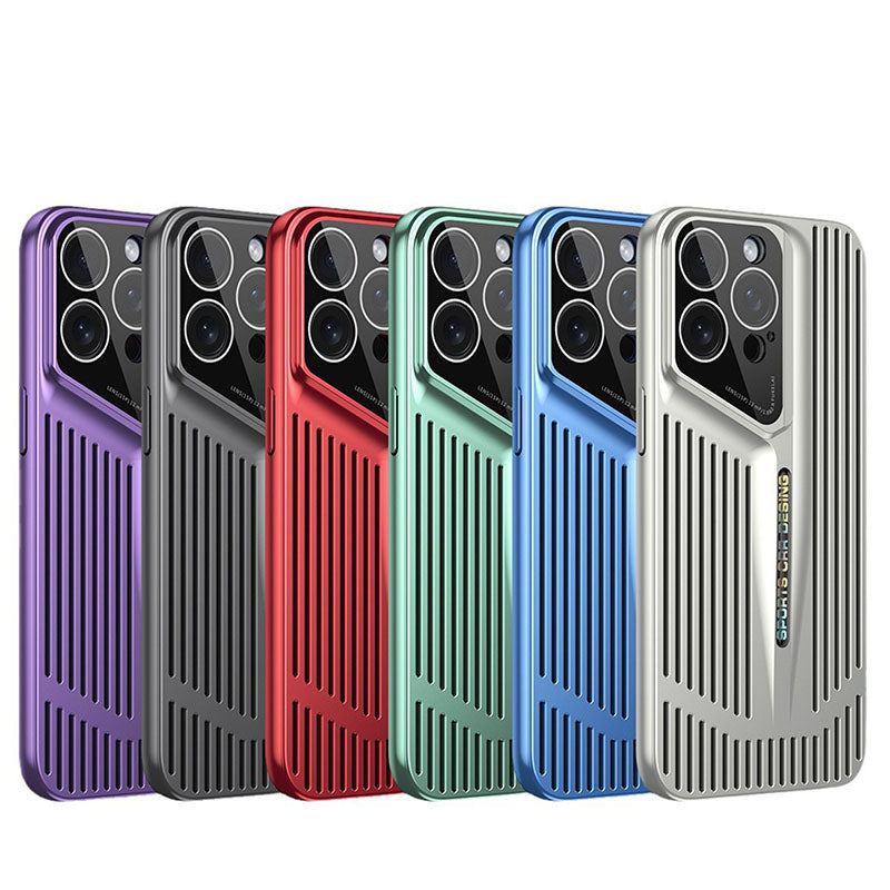Galvanisierte Hohlblatt-Wärmeableitungshülle passend für iPhone