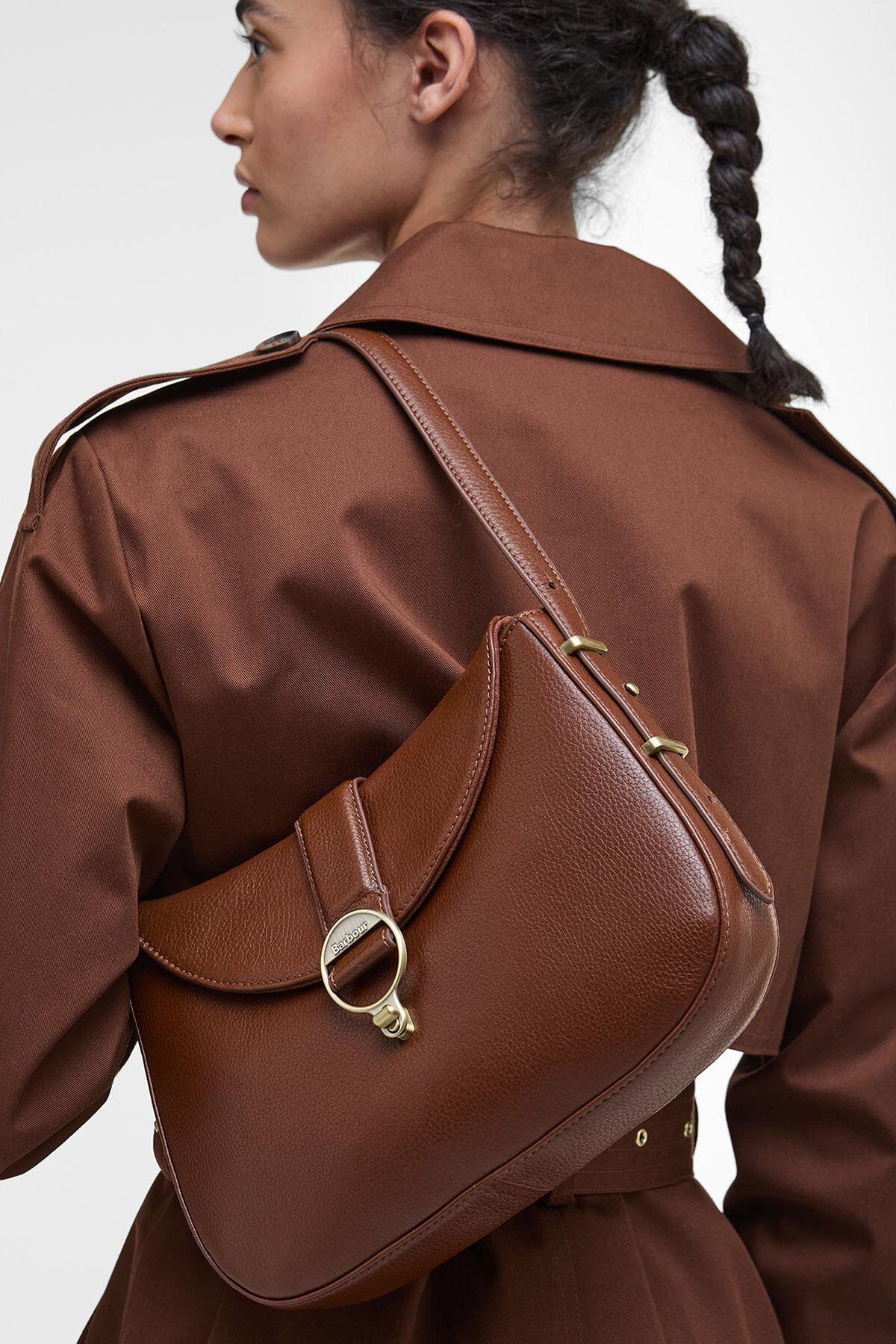Lederschultertasche Alder