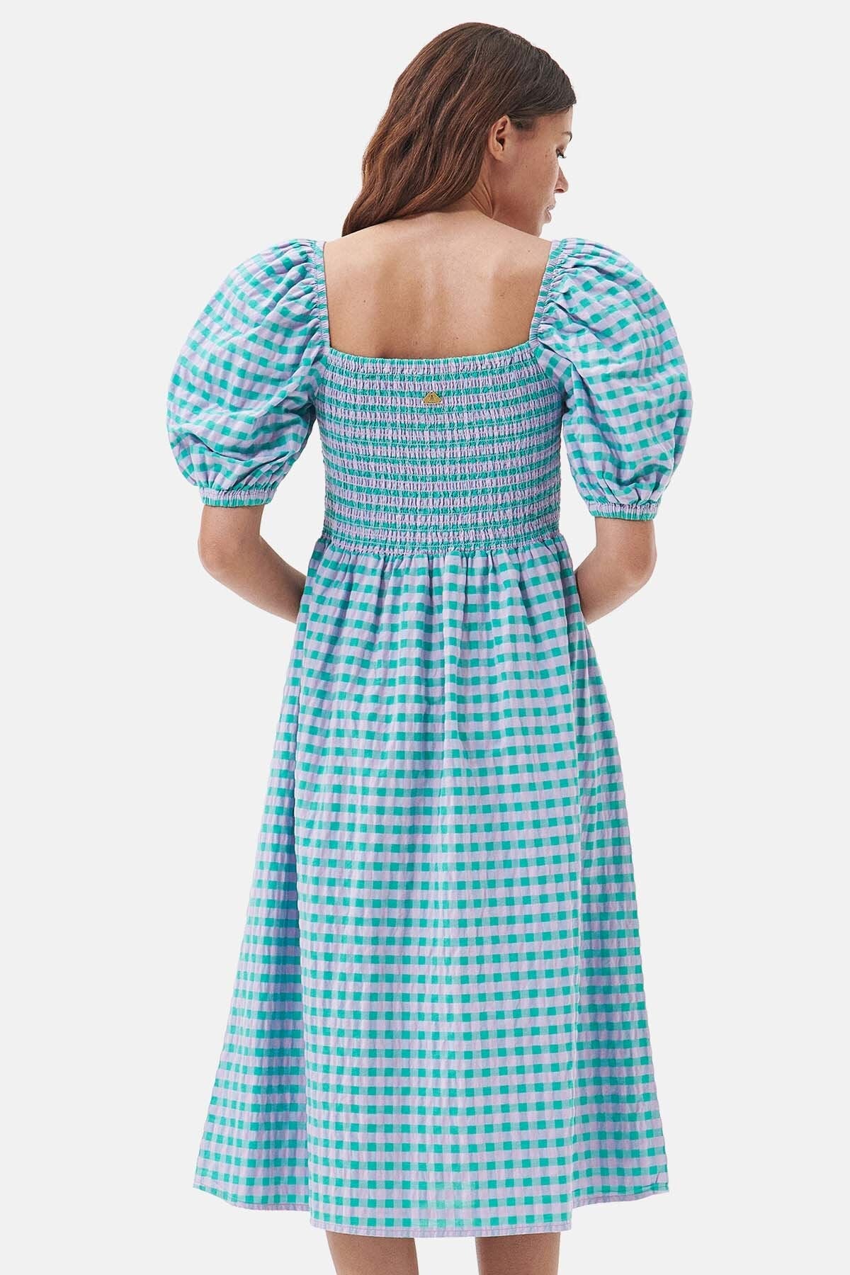Geranien-Midikleid