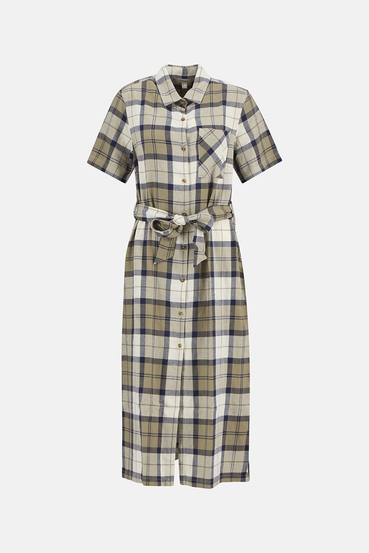 Fern Tartan Midikleid