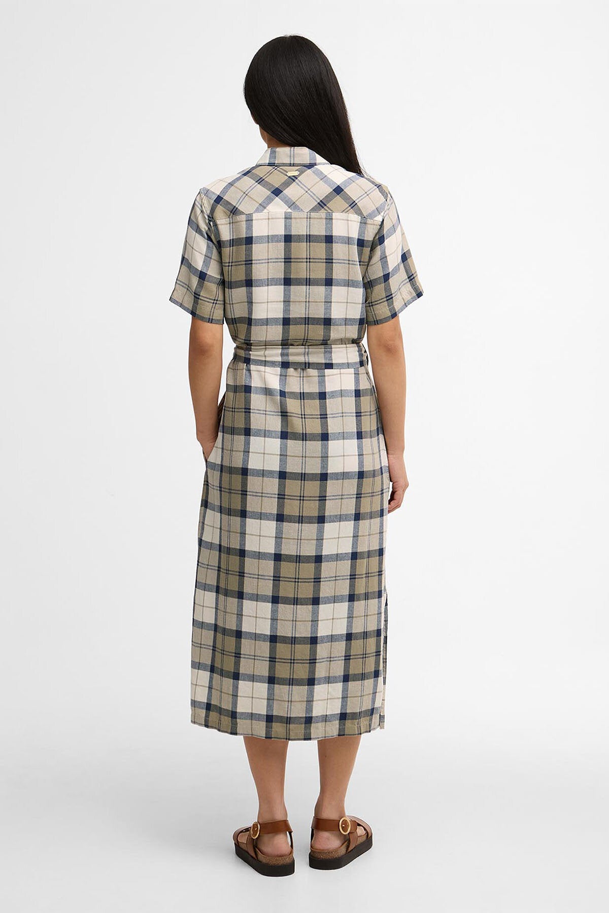 Fern Tartan Midikleid