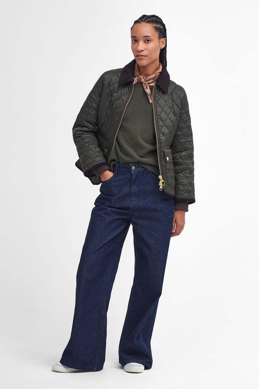 Taillierte Beadnell Steppjacke