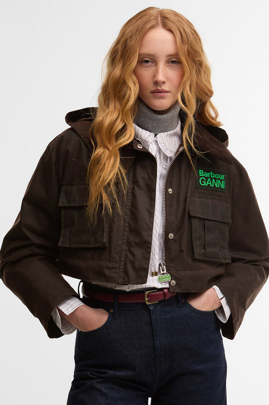 Peplum-Wachsjacke