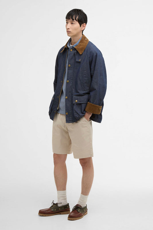 Oversized Bedale Jeans-Freizeitjacke