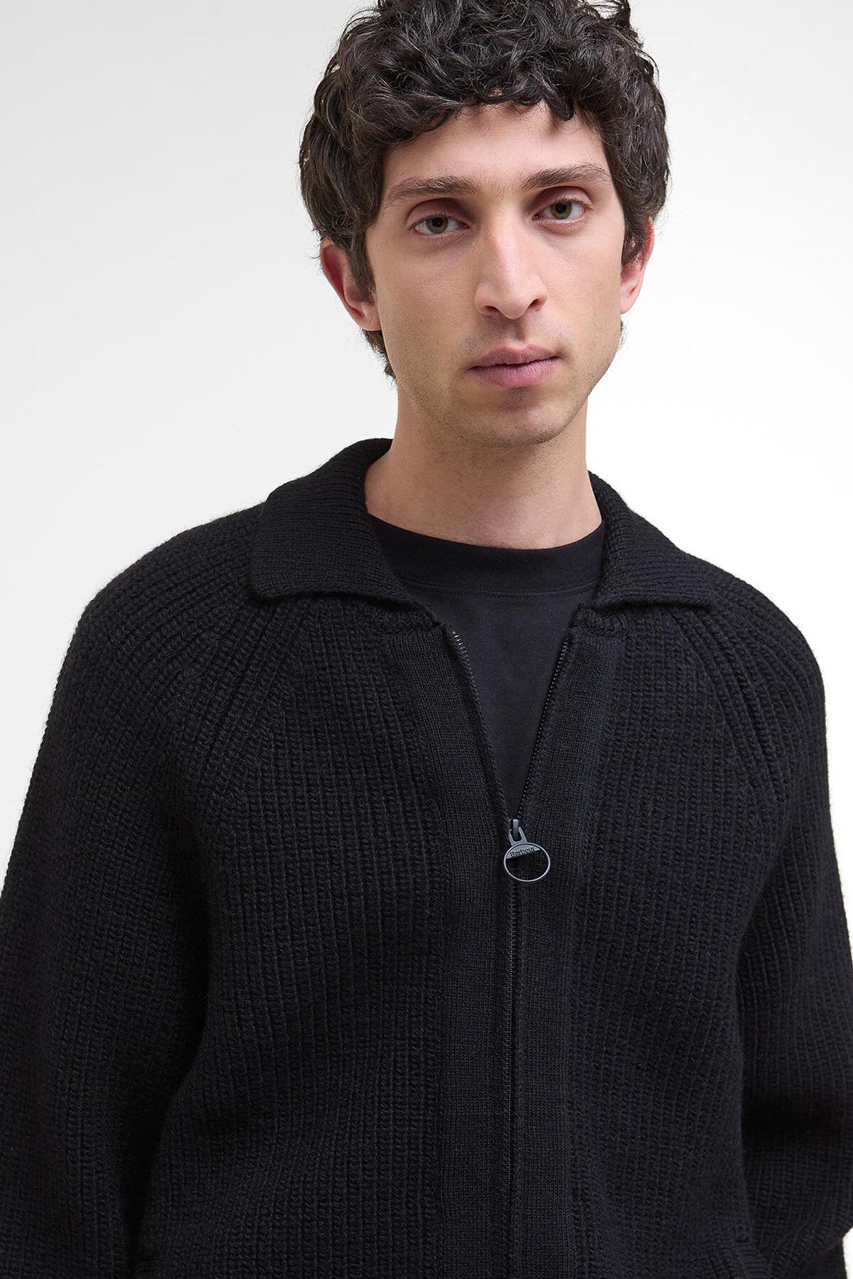 Garthman Strickpullover mit Reißverschluss