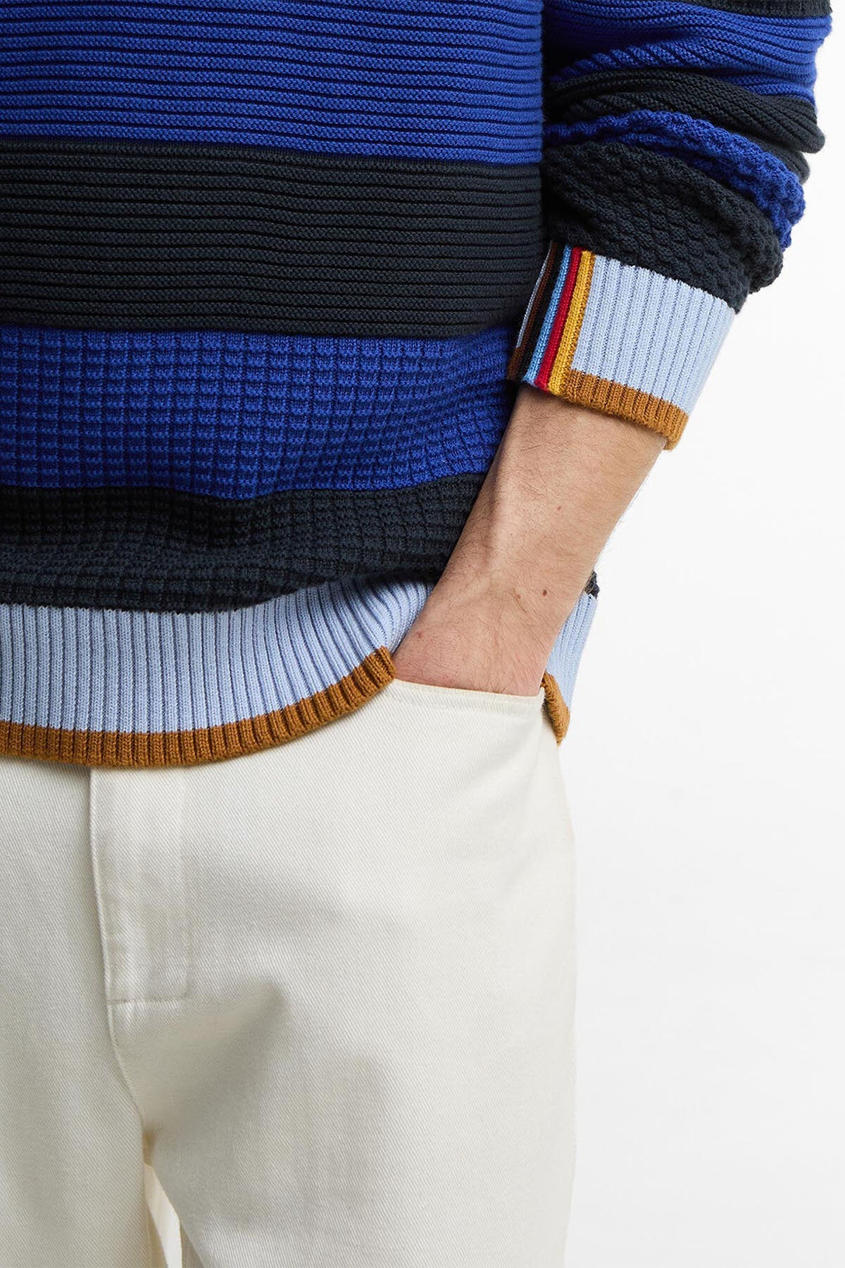 Paul Smith liebt gestreiften Rundhals-Pullover Southwold