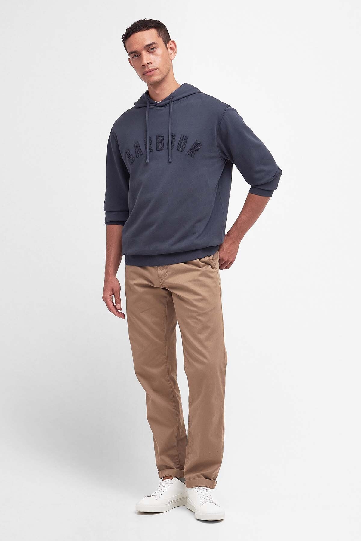 Kapuzenpullover mit Washed-Logo