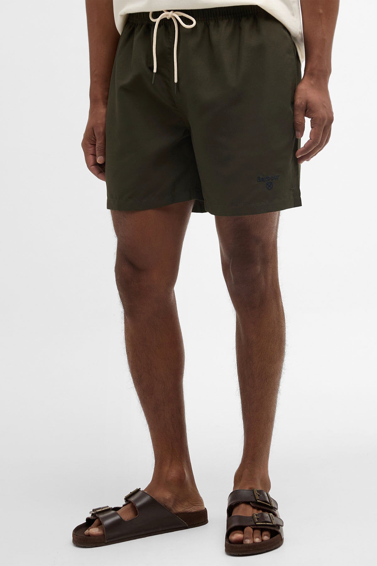 Wasserreaktive Tartan-Badeshorts