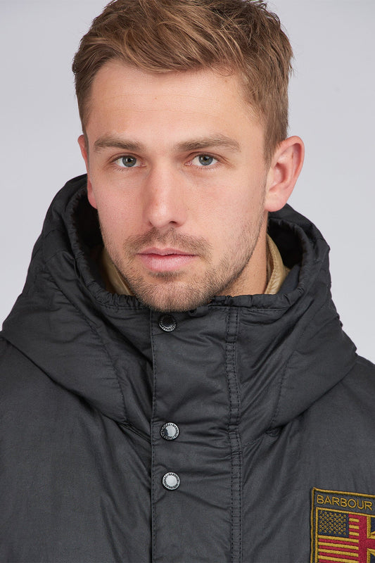 Winter-Parka aus gewachster Baumwolle