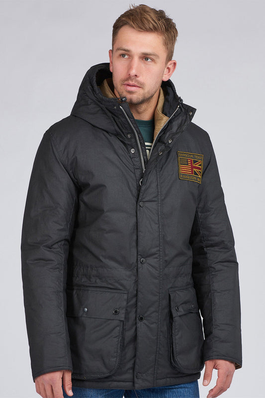 Winter-Parka aus gewachster Baumwolle