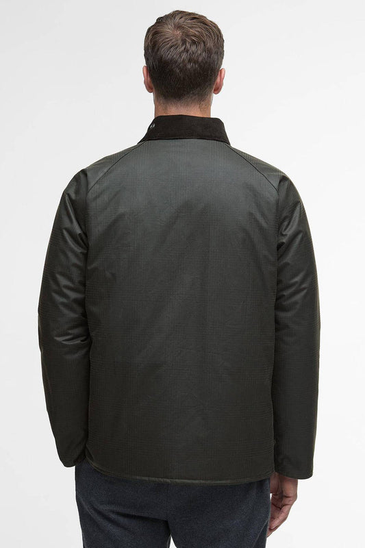 Moderne Beaufort-Check-Wachsjacke