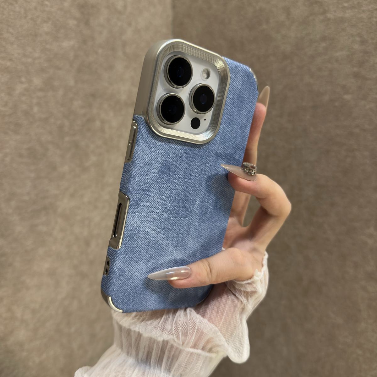 Leather Snow Mountain Pattern Phone Case For iPhone Cases